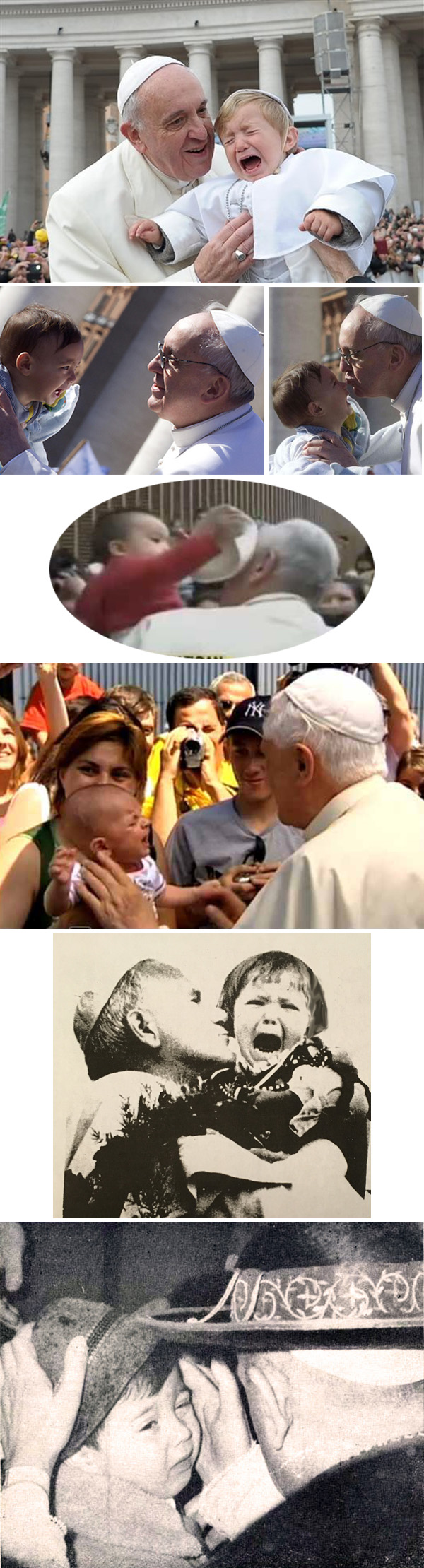 Boy rejecting conciliar Popes